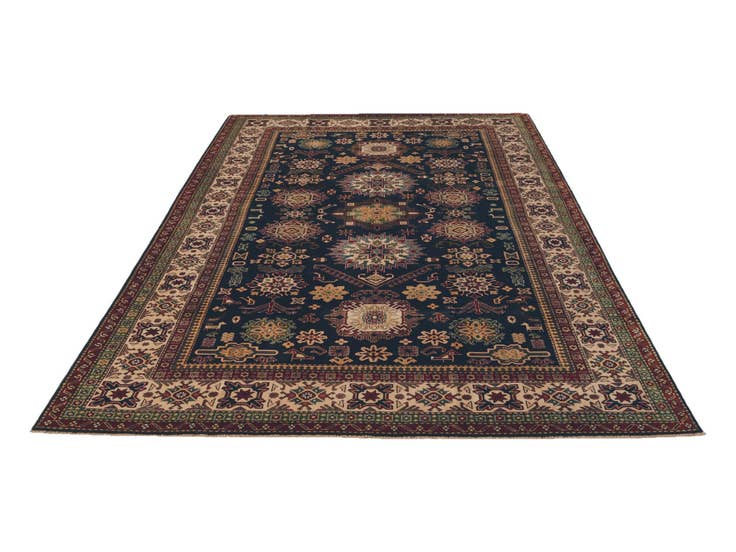 Detail image of 7' 1 x 11' 6 Hand Knotted Shirvan Rug