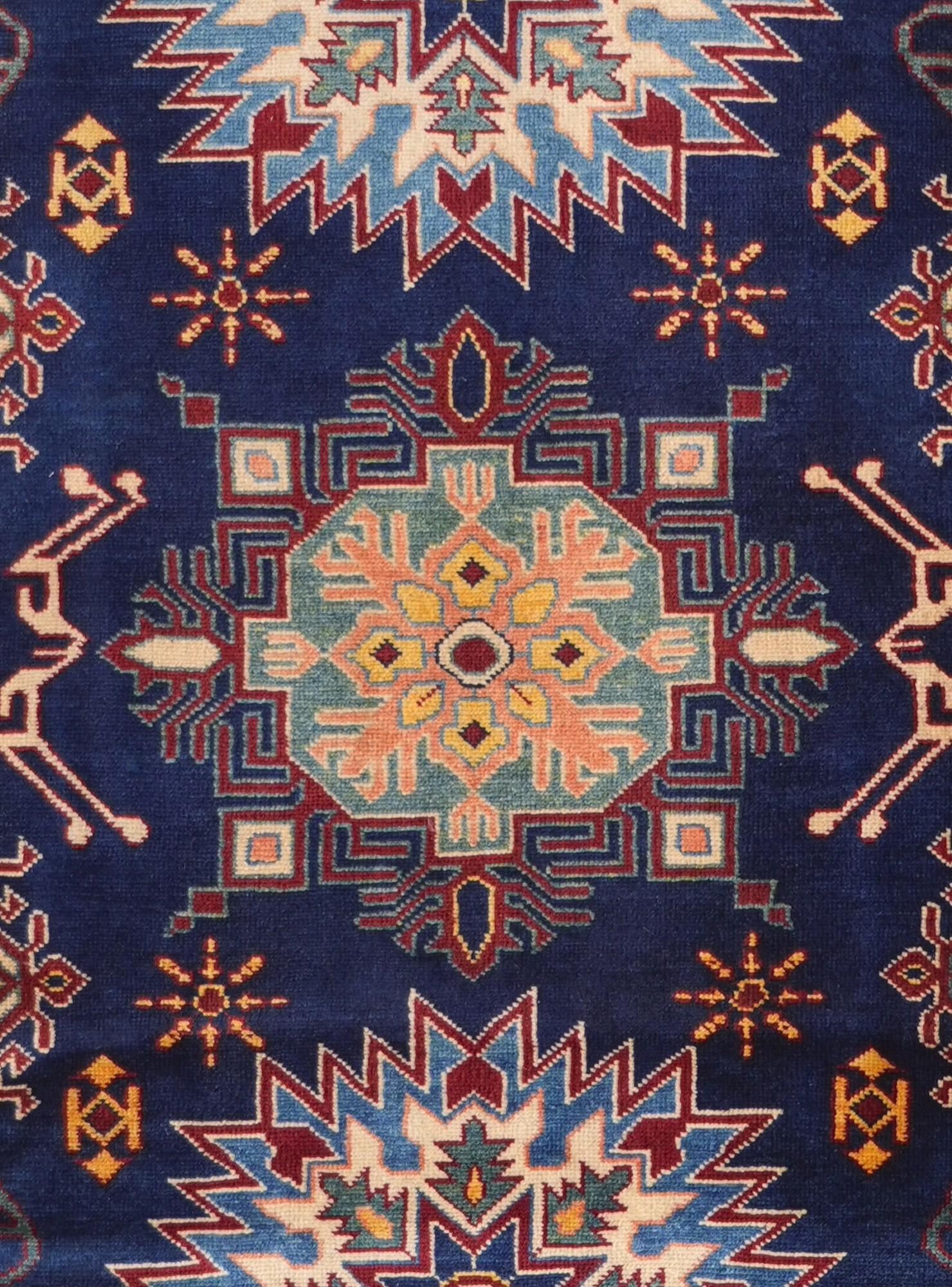 7' 1 x 11' 6 Hand Knotted Shirvan Rug