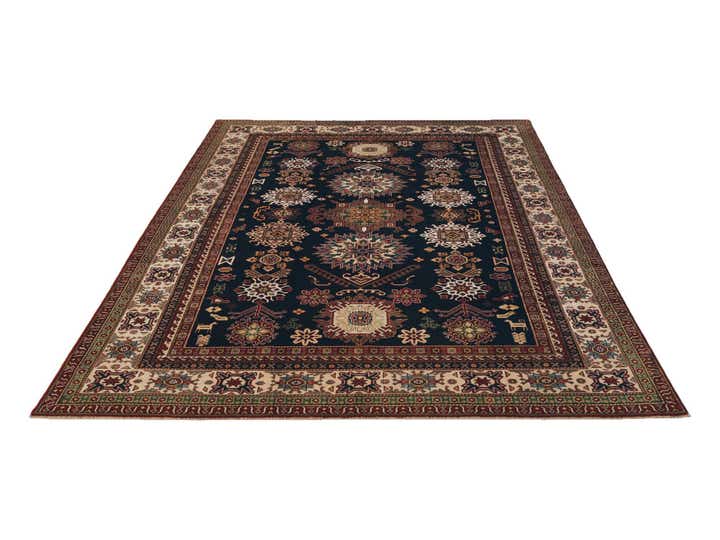 7' 4 x 9' 11 Hand Knotted Shirvan Rug