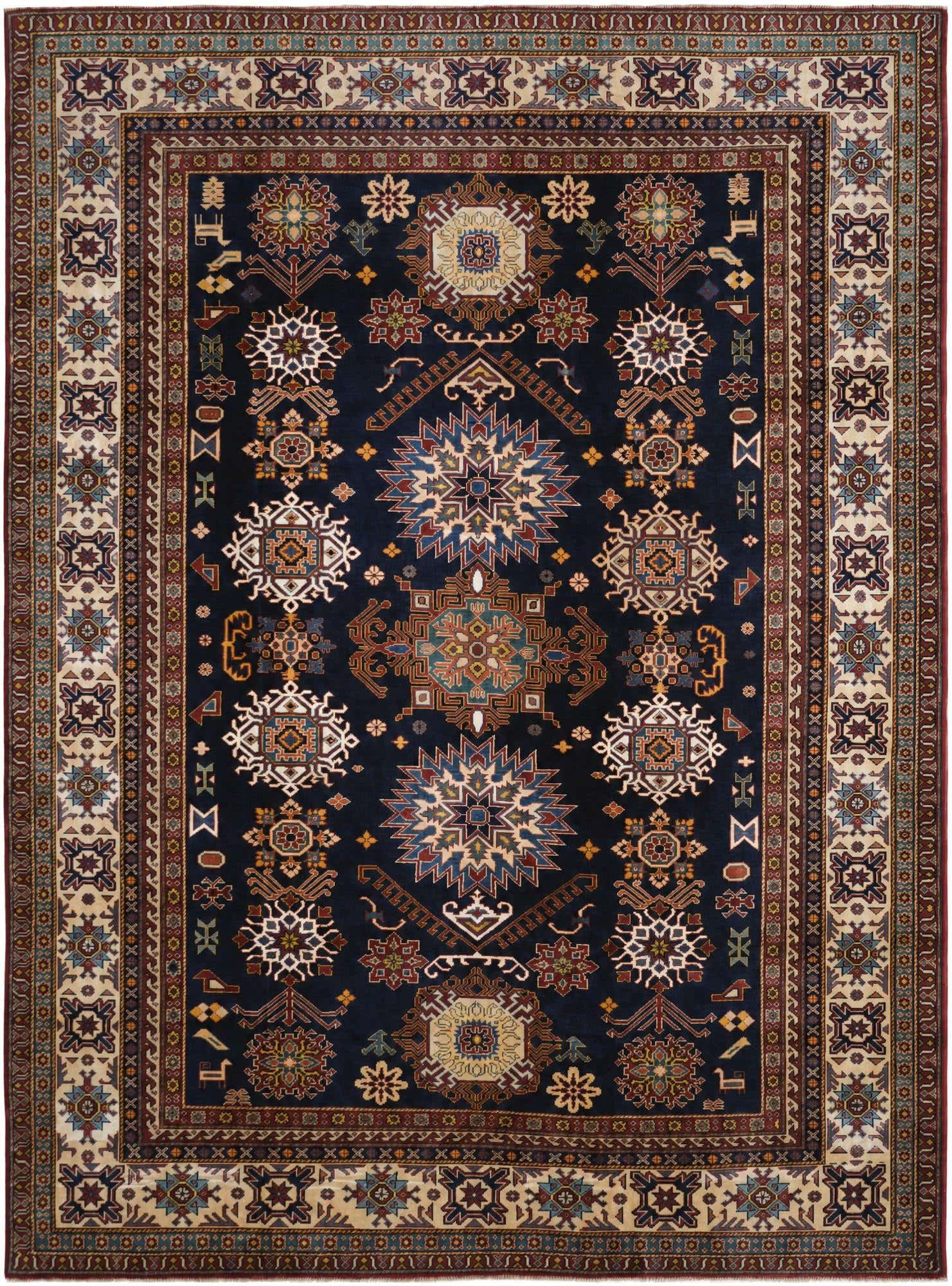 7' 4 x 9' 11 Hand Knotted Shirvan Rug