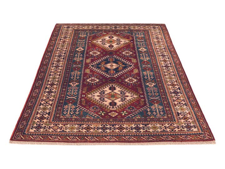 4' 2 x 5' 7 Hand Knotted Shirvan Rug