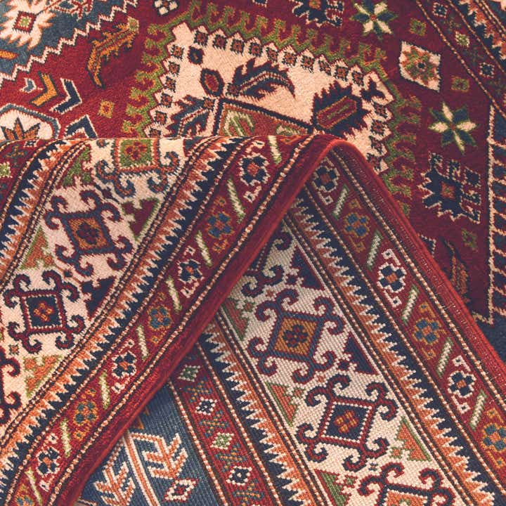 4' 2 x 5' 7 Hand Knotted Shirvan Rug