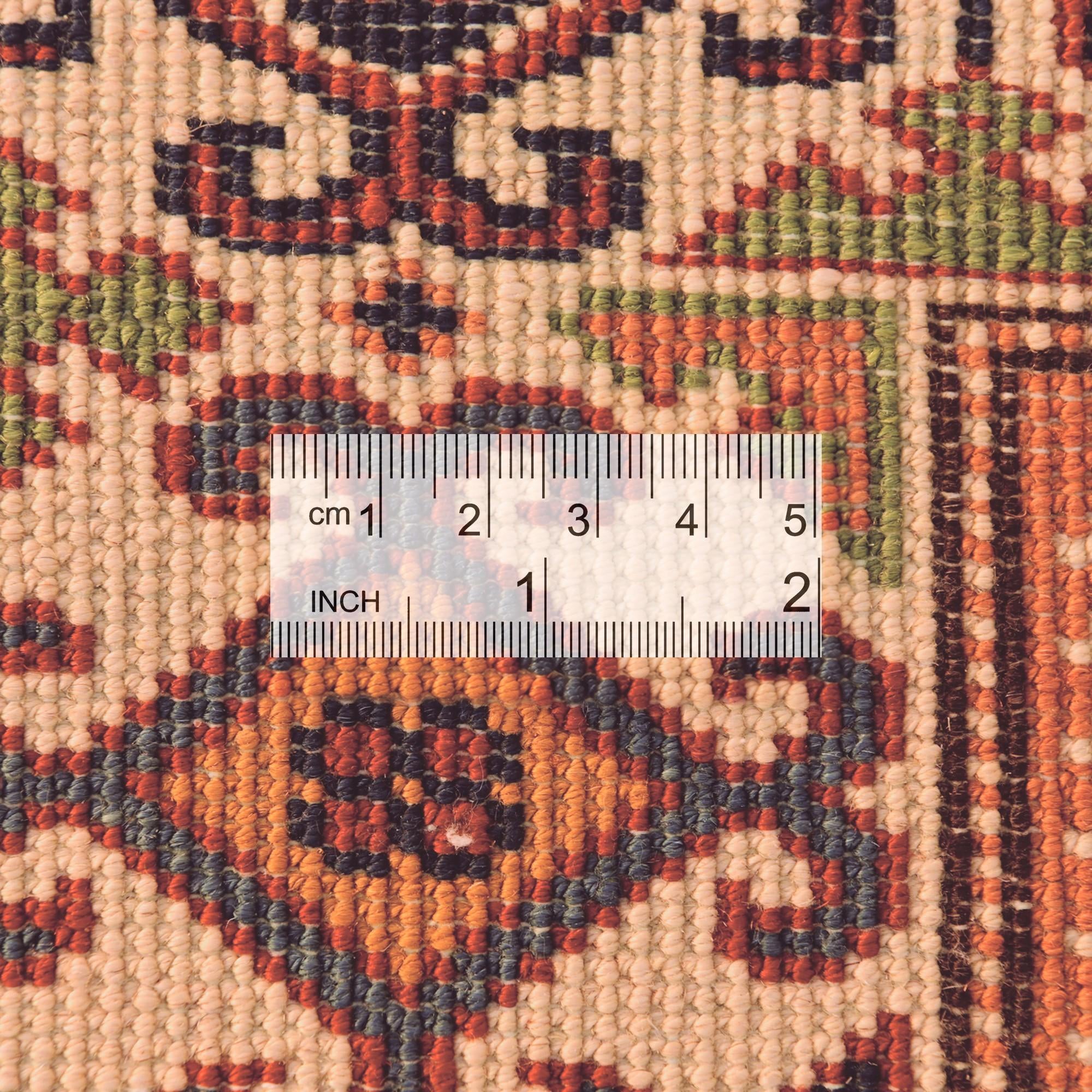 Detail image 9 of 10: 4' 2 x 5' 7 Hand Knotted Shirvan Rug