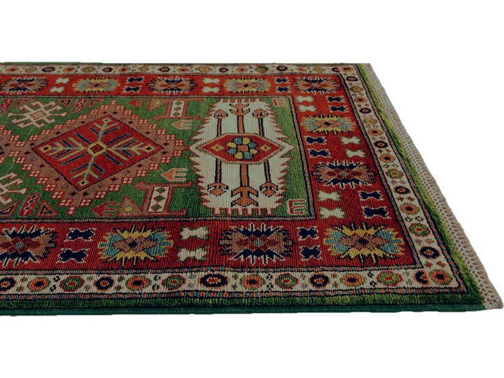 Detail image of 2' 7 x 4' 2 Hand Knotted Shirvan Rug