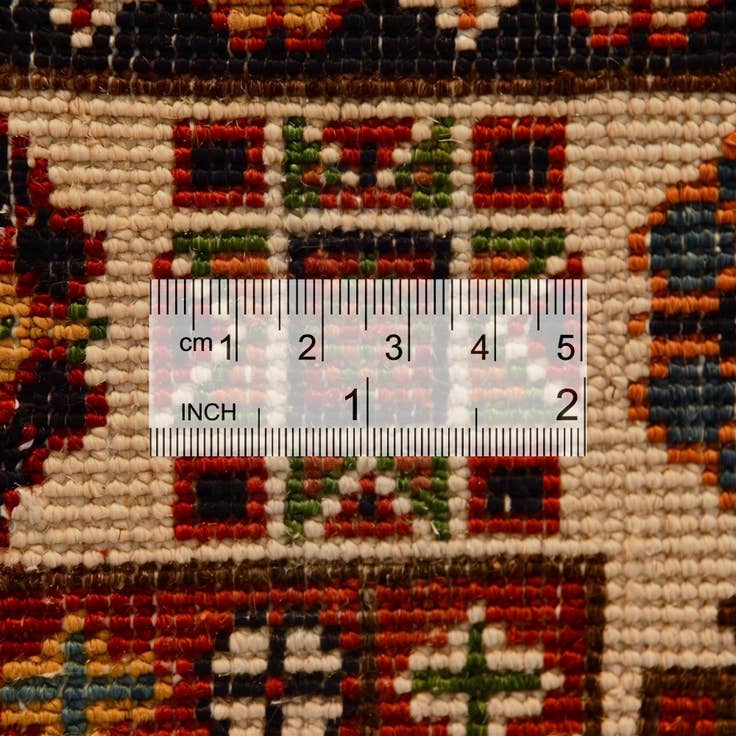 Detail image of 2' 6 x 3' 8 Hand Knotted Shirvan Rug