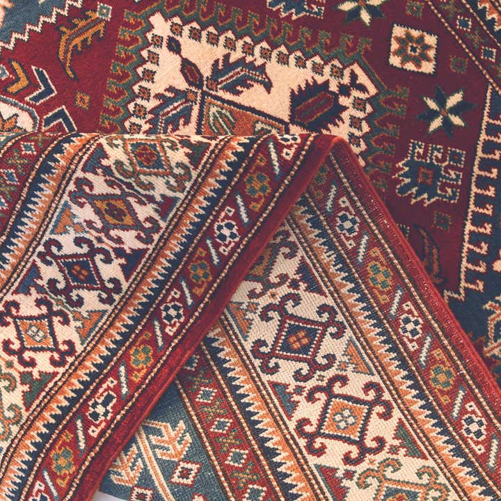 4' 3 x 5' 9 Hand Knotted Shirvan Rug