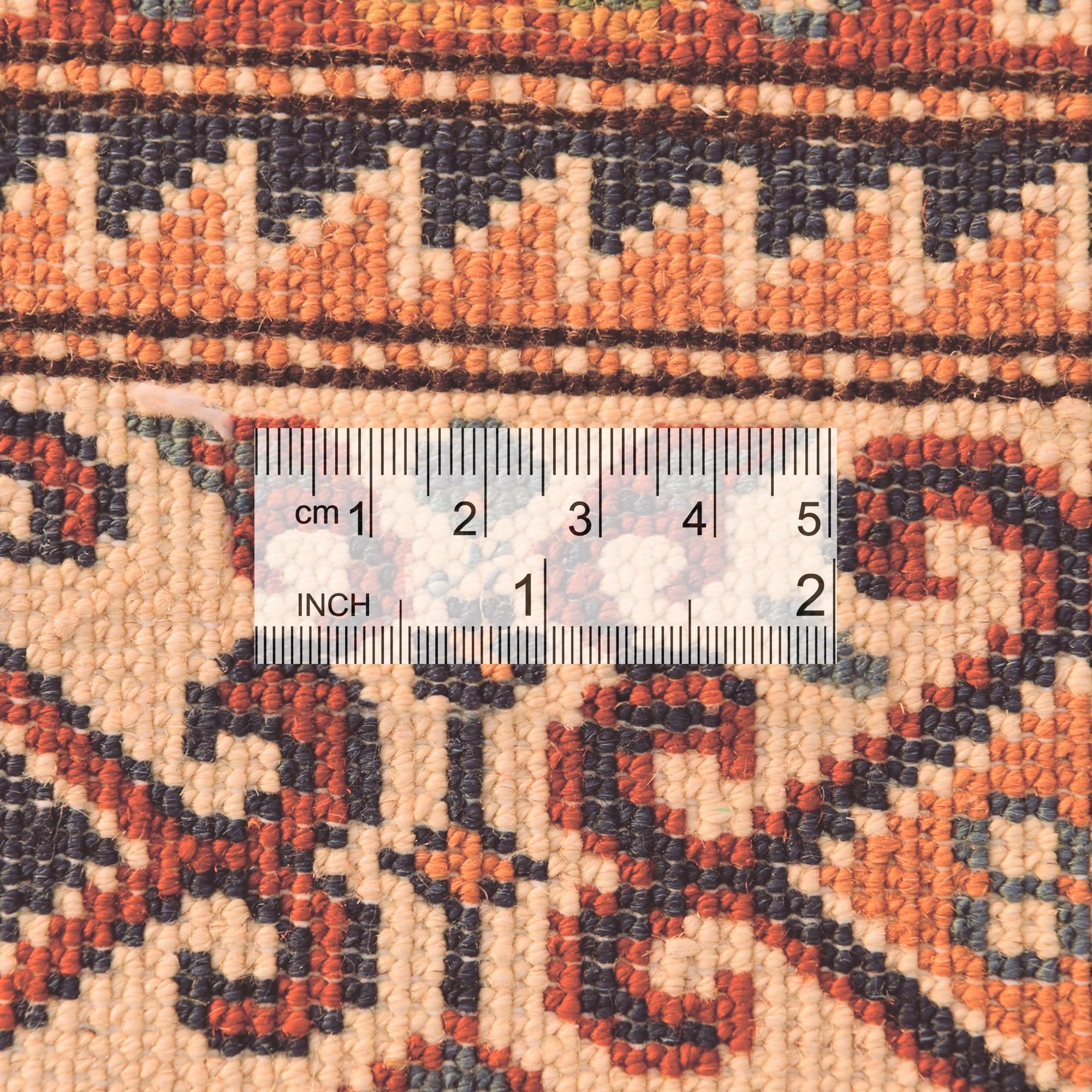 Detail image 9 of 10: 4' 3 x 5' 9 Hand Knotted Shirvan Rug