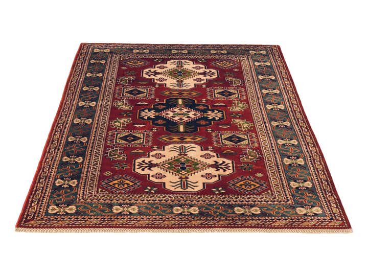 4' 4 x 5' 9 Hand Knotted Shirvan Rug