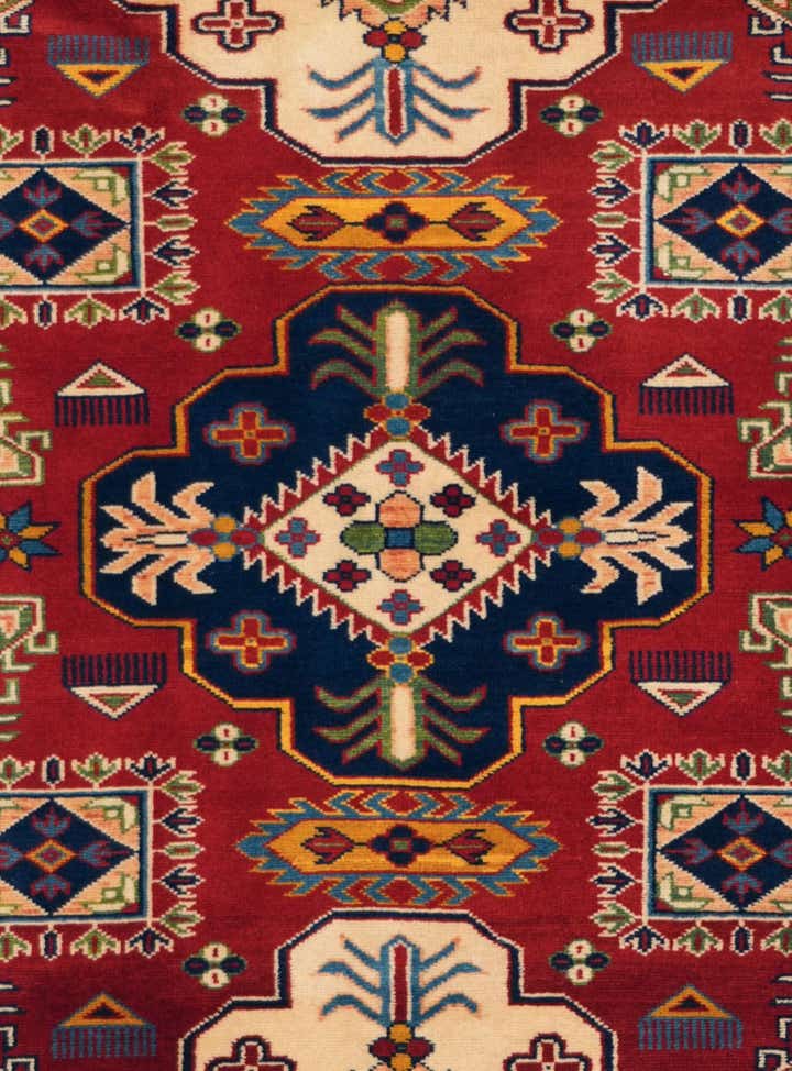 4' 4 x 5' 9 Hand Knotted Shirvan Rug