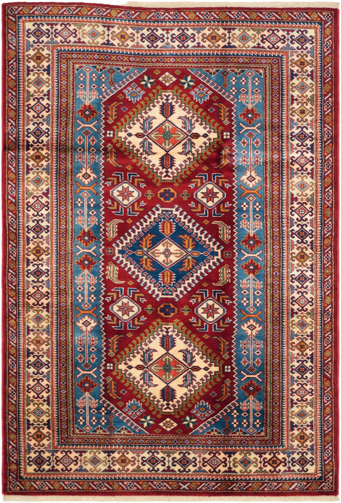 4' 2 x 6' 1 Hand Knotted Shirvan Rug