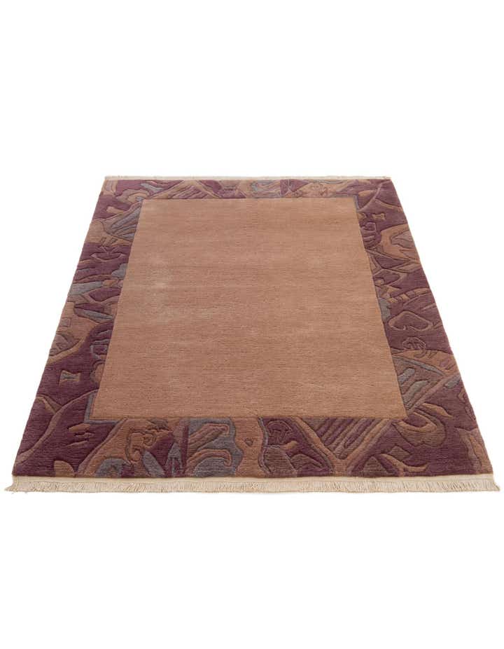4' 1 x 5' 10 Hand Knotted Tibet Wool Rug