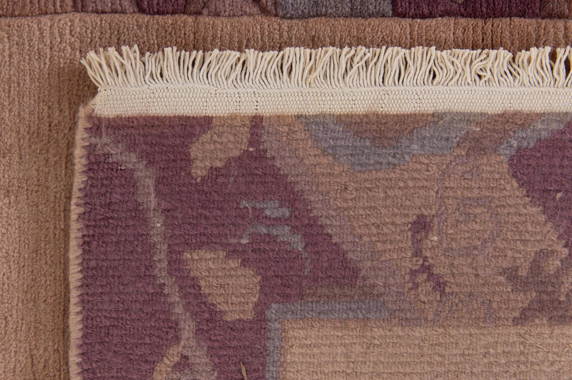 4' 1 x 5' 10 Hand Knotted Tibet Wool Rug