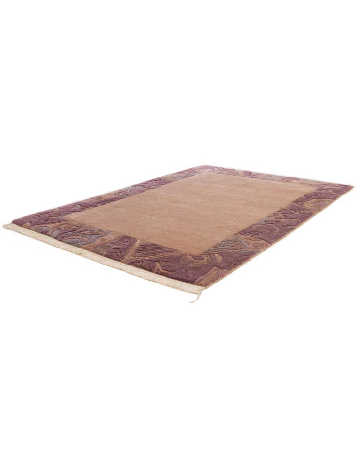 Detail image of 4' 1 x 5' 10 Hand Knotted Tibet Wool Rug