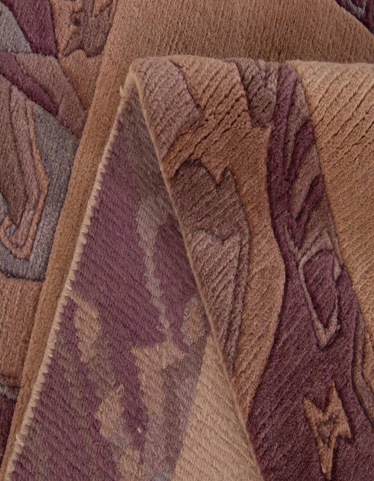 Detail image of 4' 1 x 5' 10  Hand Knotted Tibet Wool Rug