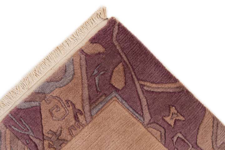 4' 1 x 5' 10 Hand Knotted Tibet Wool Rug