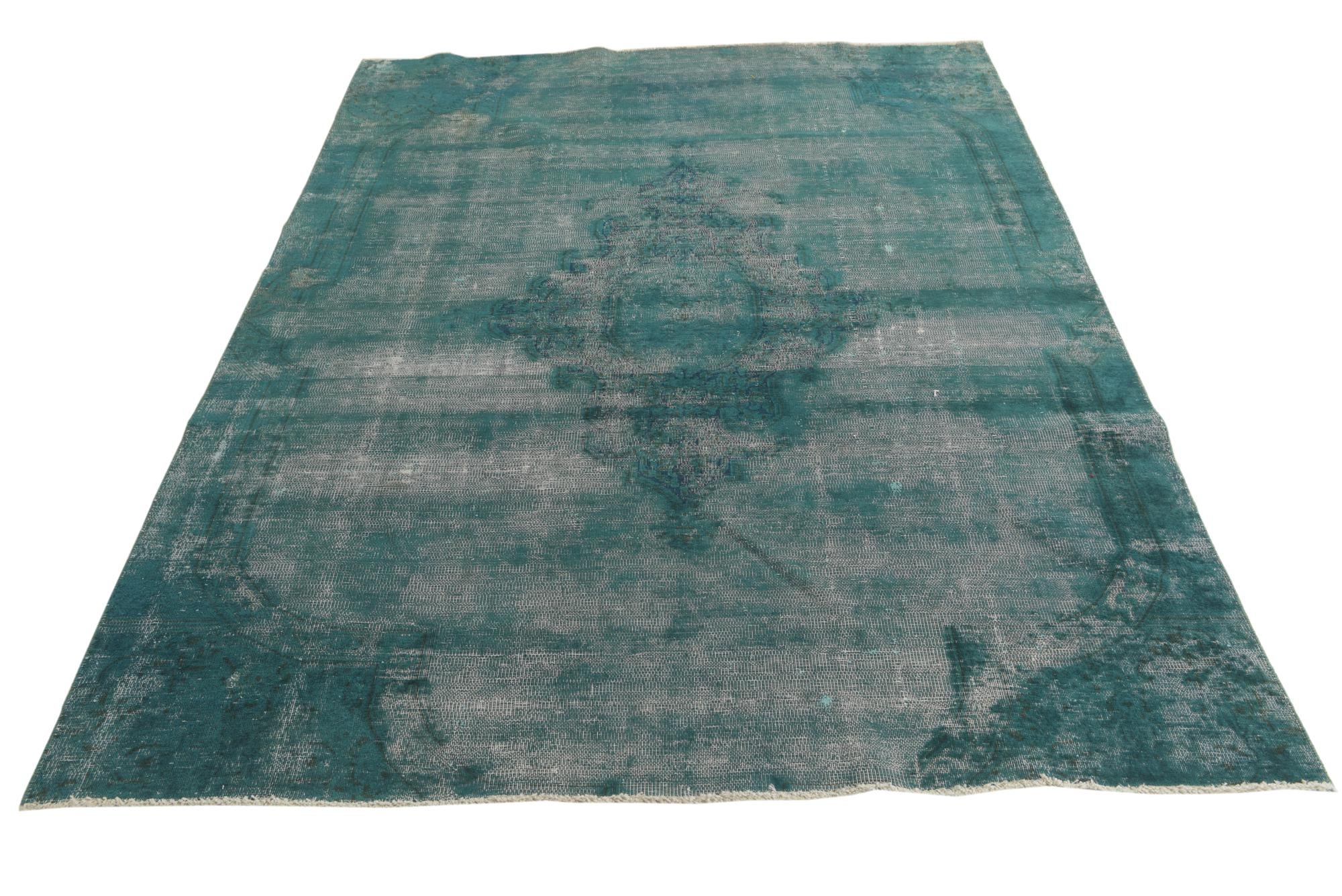 6' x 7' 8 Hand Knotted Ultra Vintage Persian Wool Rug