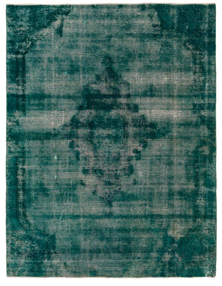 Detail image of 6' x 7' 8 Hand Knotted Ultra Vintage Persian Wool Rug