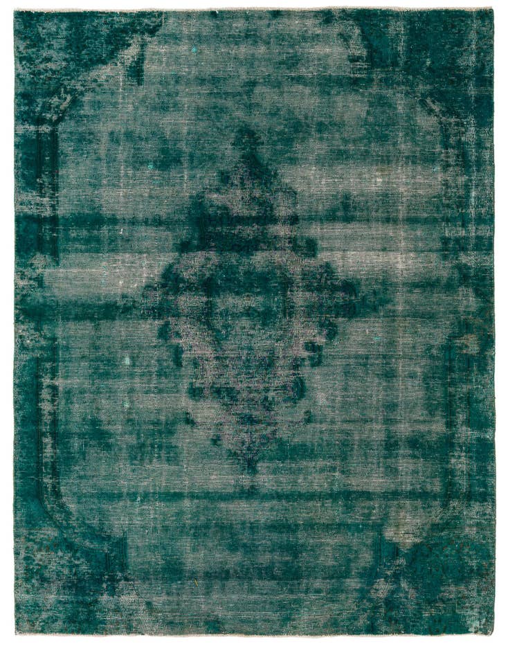Detail image of 6' x 7' 8 Hand Knotted Ultra Vintage Persian Wool Rug