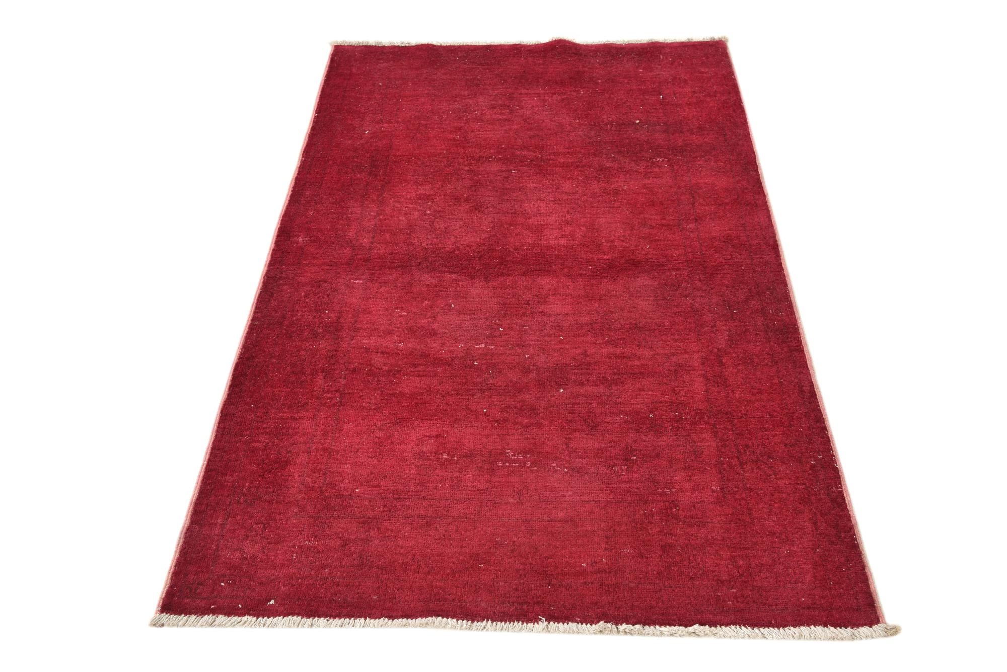 3' 2 x 5' 2 Hand Knotted Ultra Vintage Persian Wool Rug