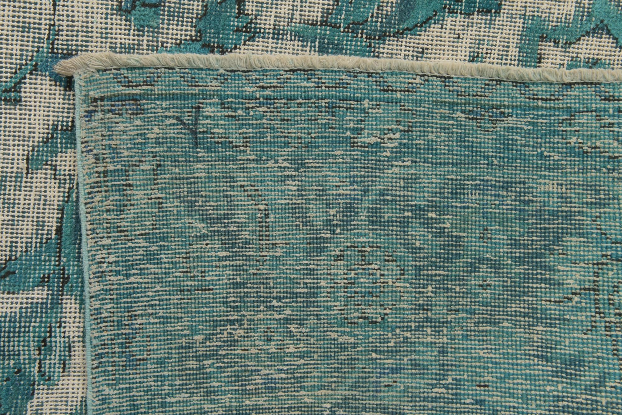 9' 5 x 13' Hand Knotted Ultra Vintage Persian Wool Rug