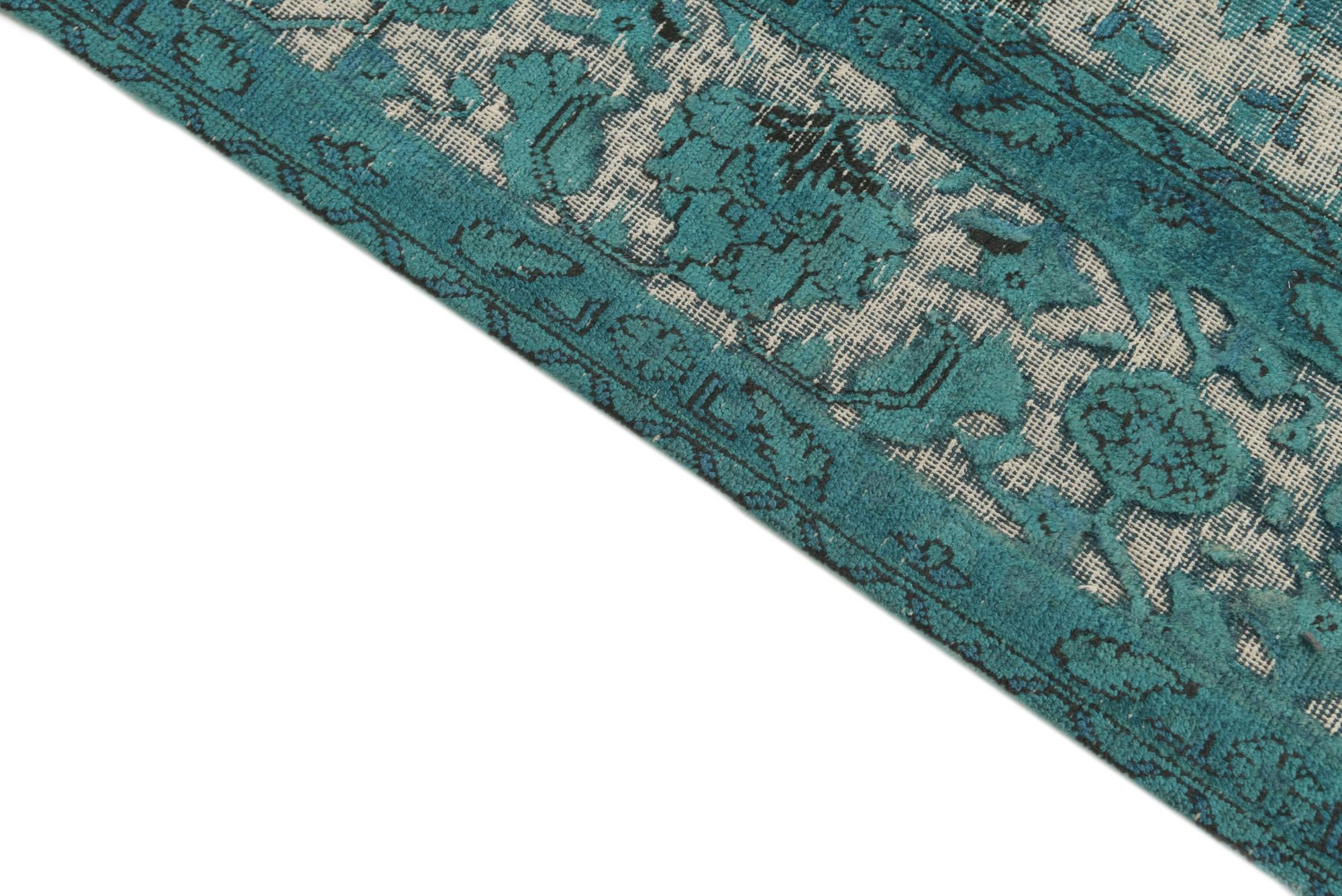 9' 5 x 13' Hand Knotted Ultra Vintage Persian Wool Rug