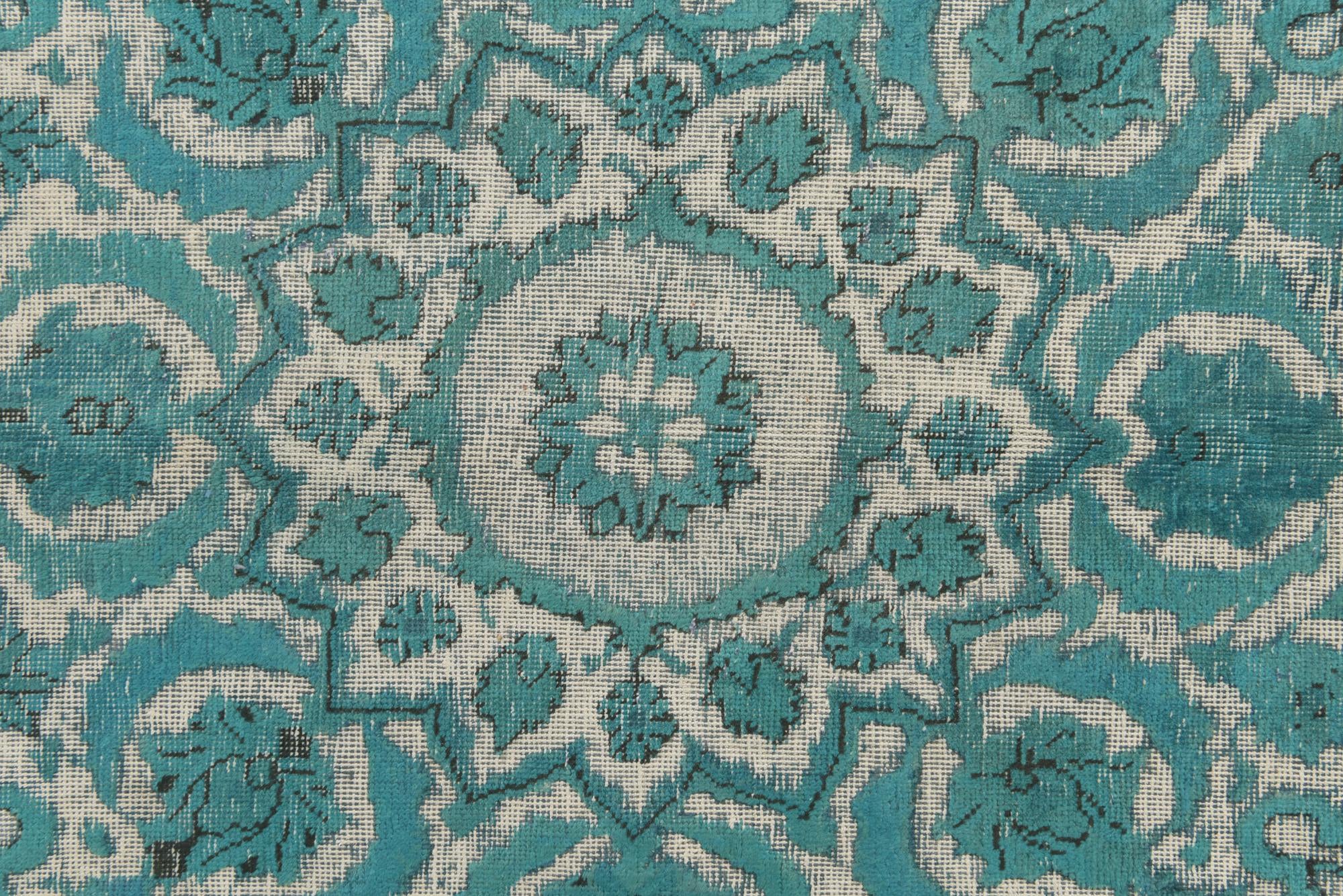 9' 5 x 13' Hand Knotted Ultra Vintage Persian Wool Rug