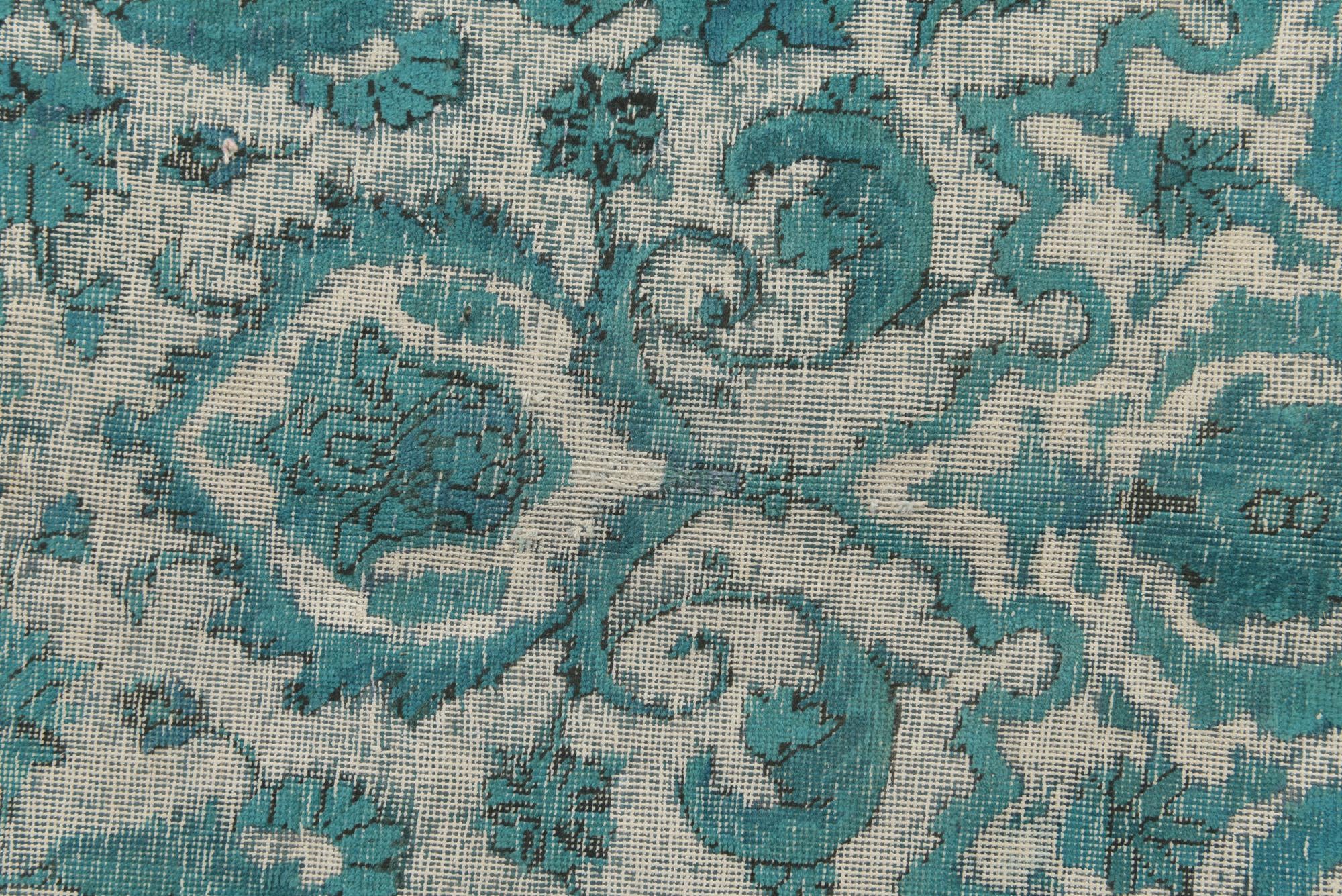 9' 5 x 13' Hand Knotted Ultra Vintage Persian Wool Rug