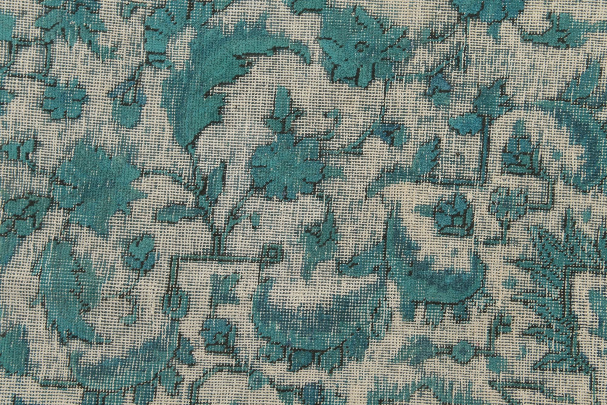 9' 5 x 13' Hand Knotted Ultra Vintage Persian Wool Rug