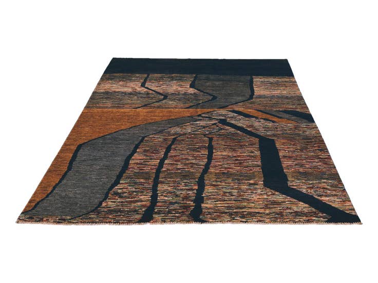 Detail image of 5' 9 x 7' 7 Hand Knotted Ziegler Modern Rug
