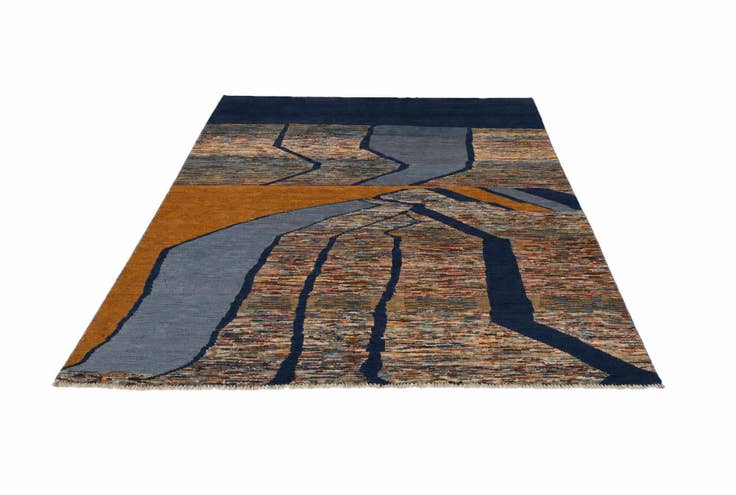 Detail image of 5' 9 x 7' 7 Hand Knotted Ziegler Modern Rug
