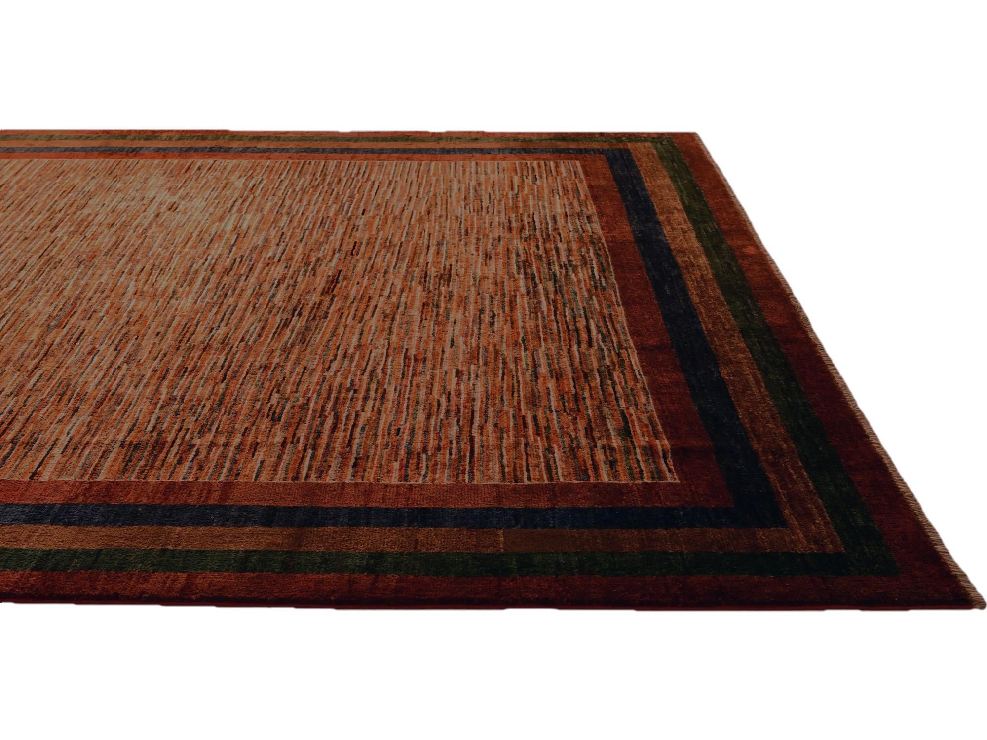 6' 8 x 9' 3 Hand Knotted Ziegler Modern Rug