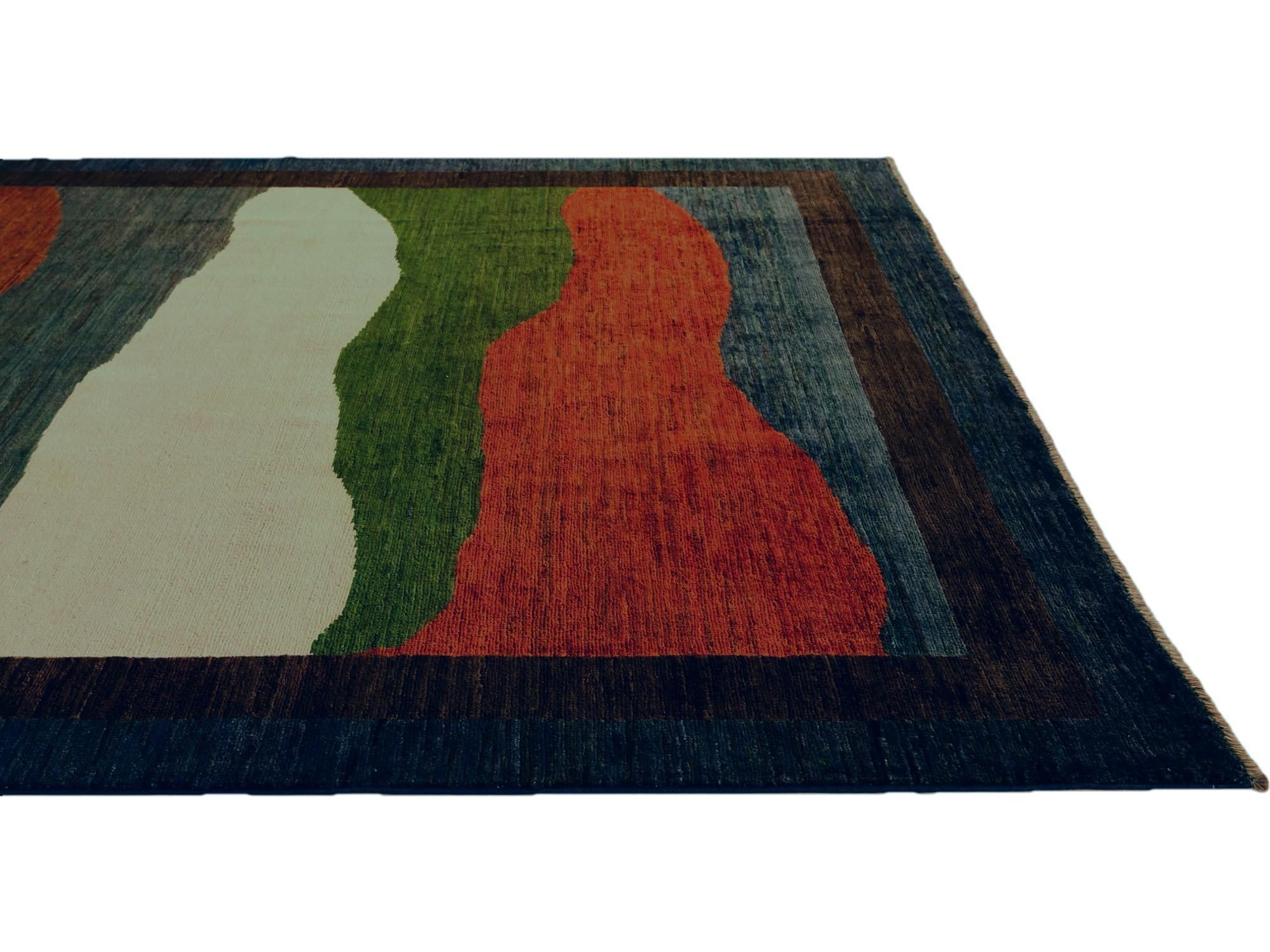 6' 6 x 9' 8 Hand Knotted Ziegler Modern Rug