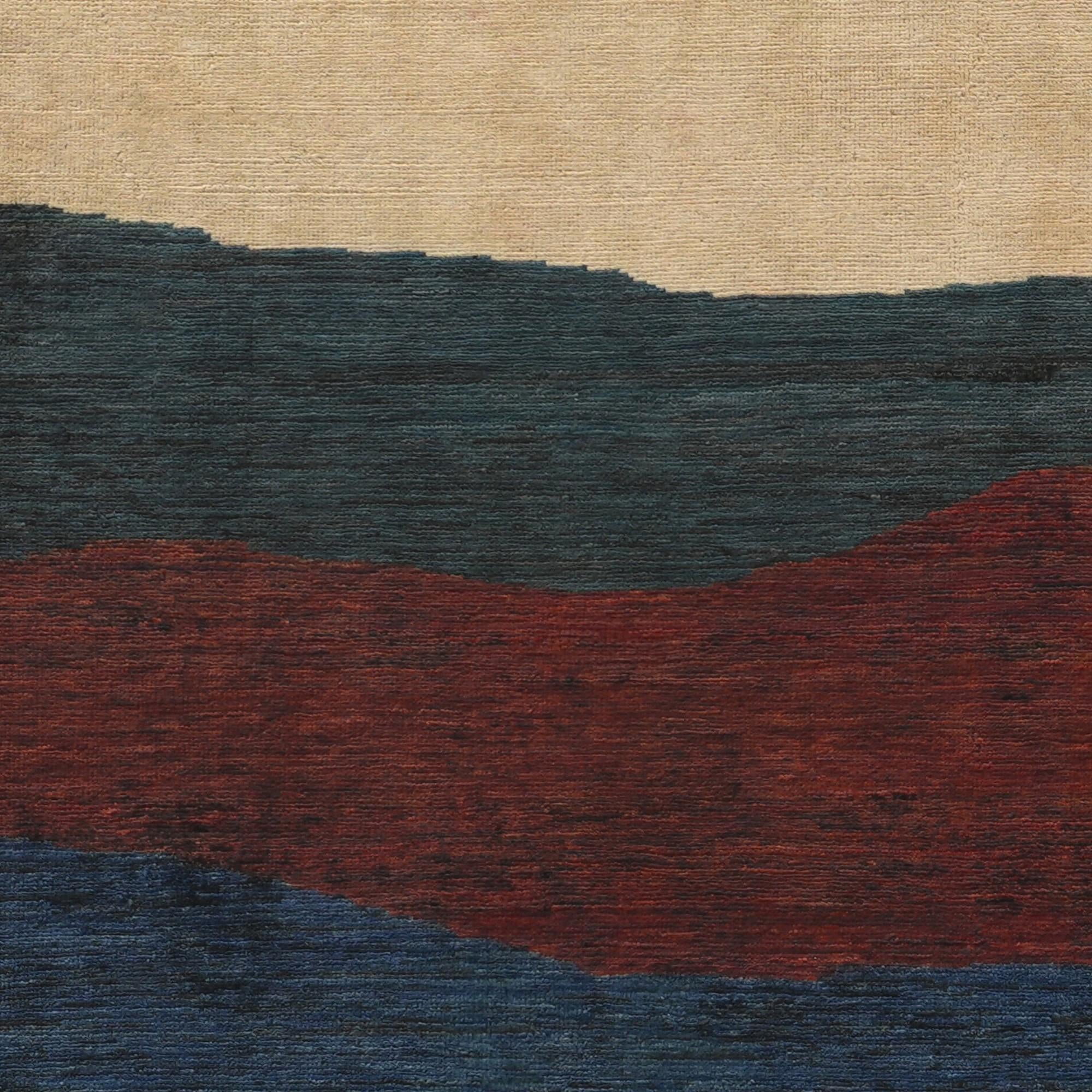 6' 6 x 9' 8 Hand Knotted Ziegler Modern Rug