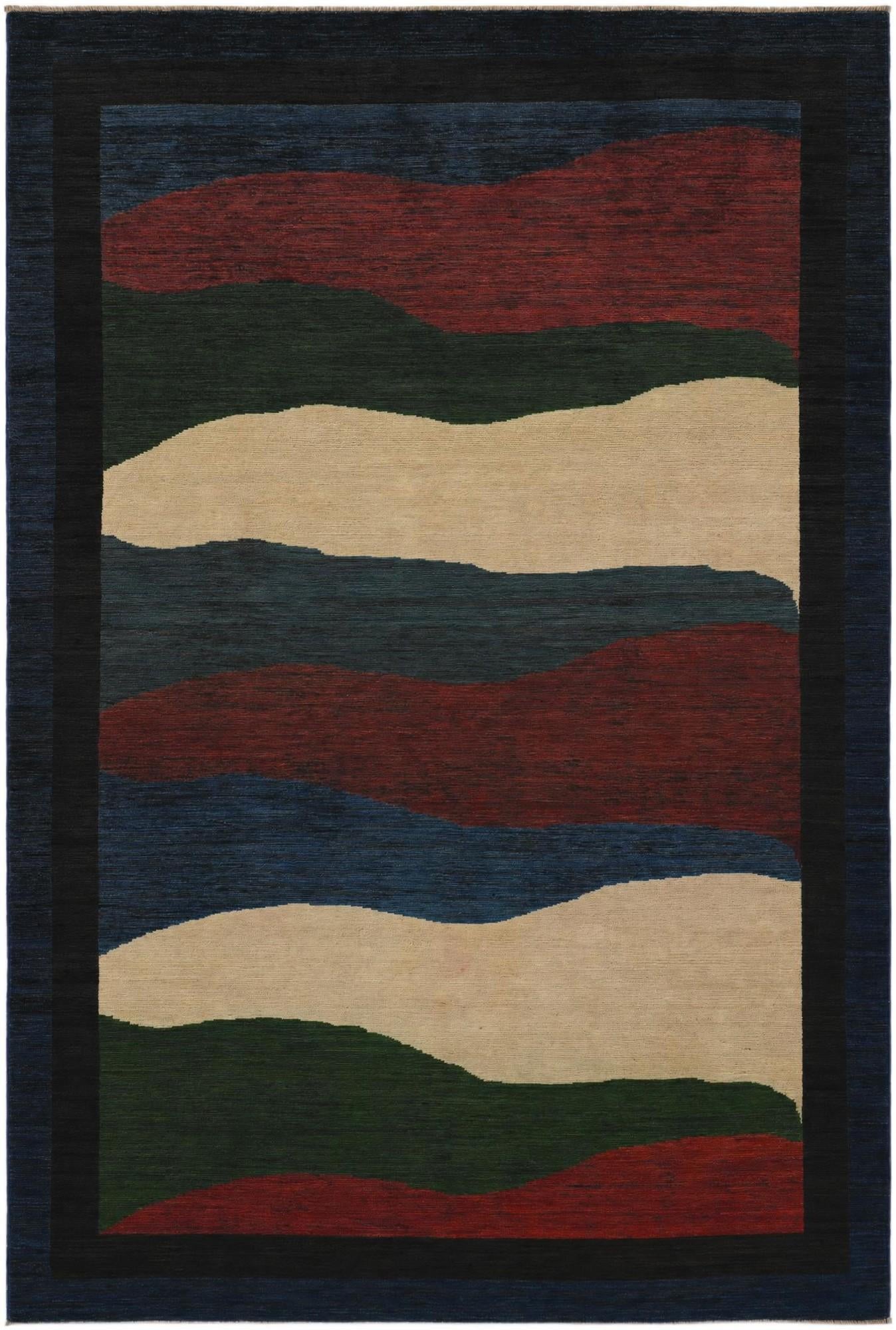 6' 6 x 9' 8 Hand Knotted Ziegler Modern Rug