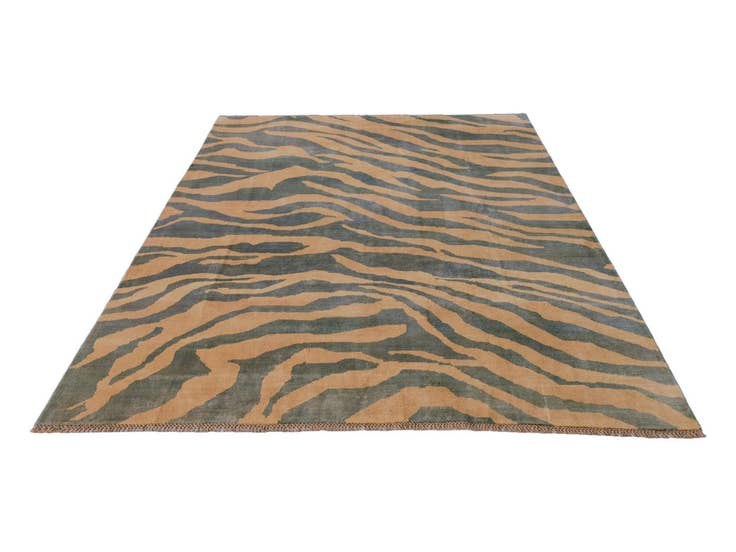 Detail image of 6' 8 x 9' 5 Hand Knotted Ziegler Modern Rug
