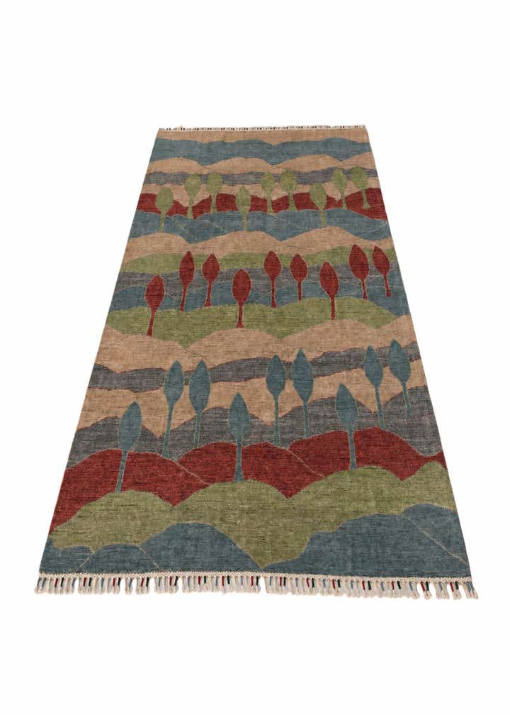 6' 9 x 9' 7 Hand Knotted Ziegler Modern Rug