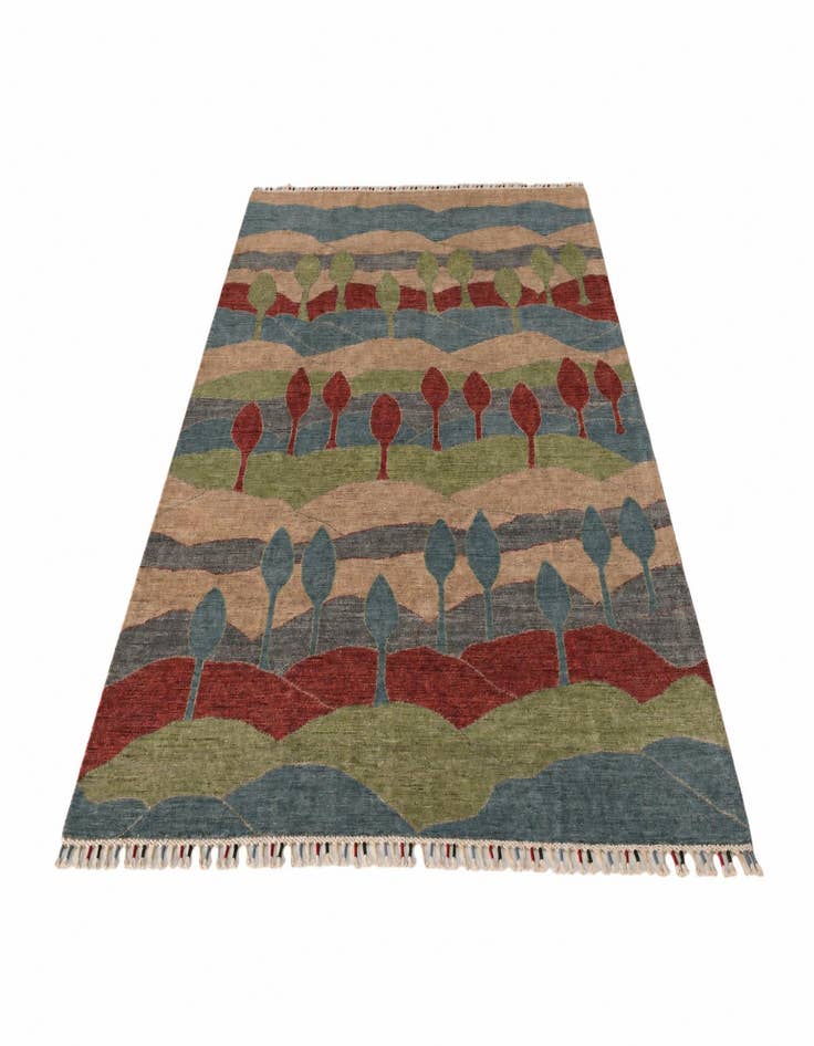 Detail image of 6' 9 x 9' 7 Hand Knotted Ziegler Modern Rug