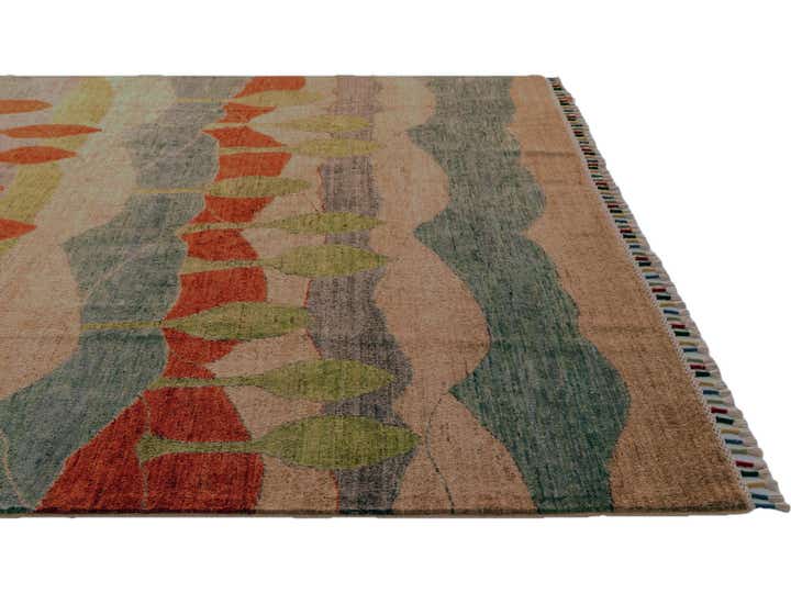 6' 9 x 9' 7 Hand Knotted Ziegler Modern Rug