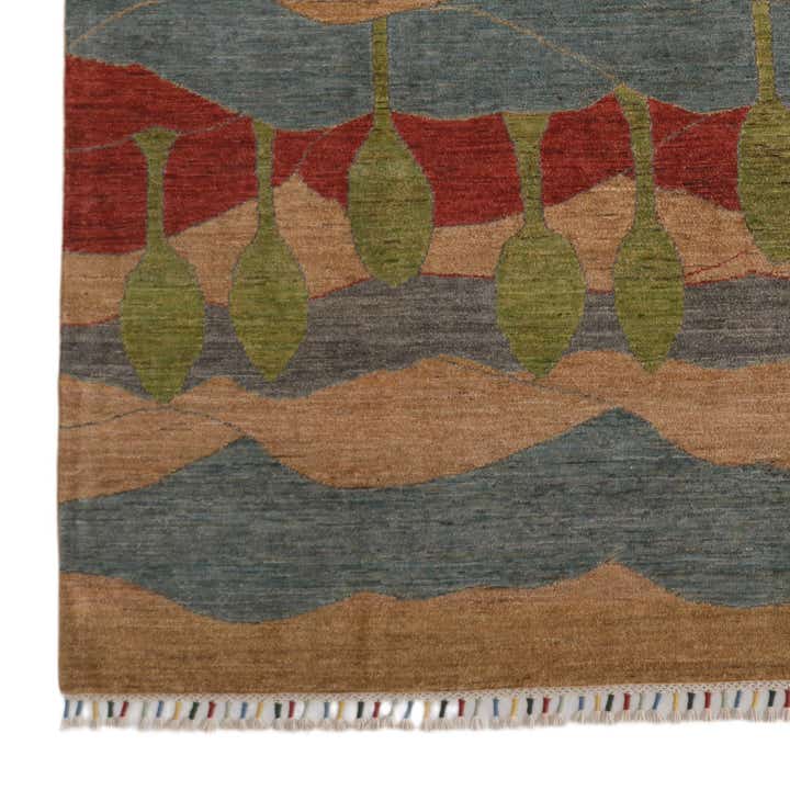6' 9 x 9' 7 Hand Knotted Ziegler Modern Rug