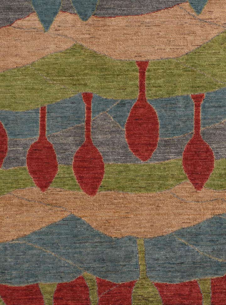 6' 9 x 9' 7 Hand Knotted Ziegler Modern Rug