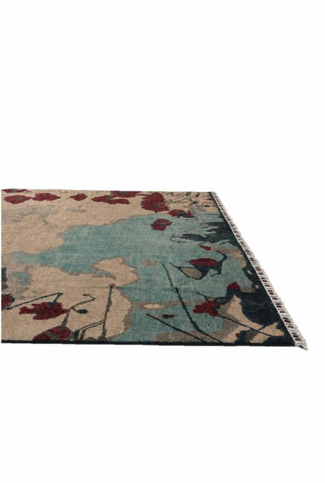 Detail image of 6' 6 x 7' 11 Hand Knotted Ziegler Modern Rug