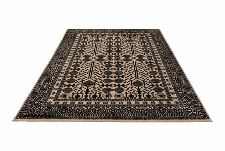 6' 9 x 9' 9 Hand Knotted Ziegler Modern Rug