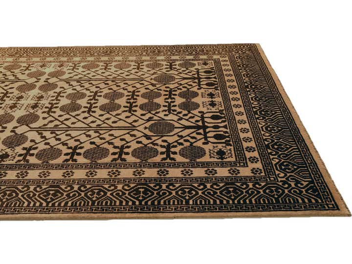 6' 9 x 9' 9 Hand Knotted Ziegler Modern Rug