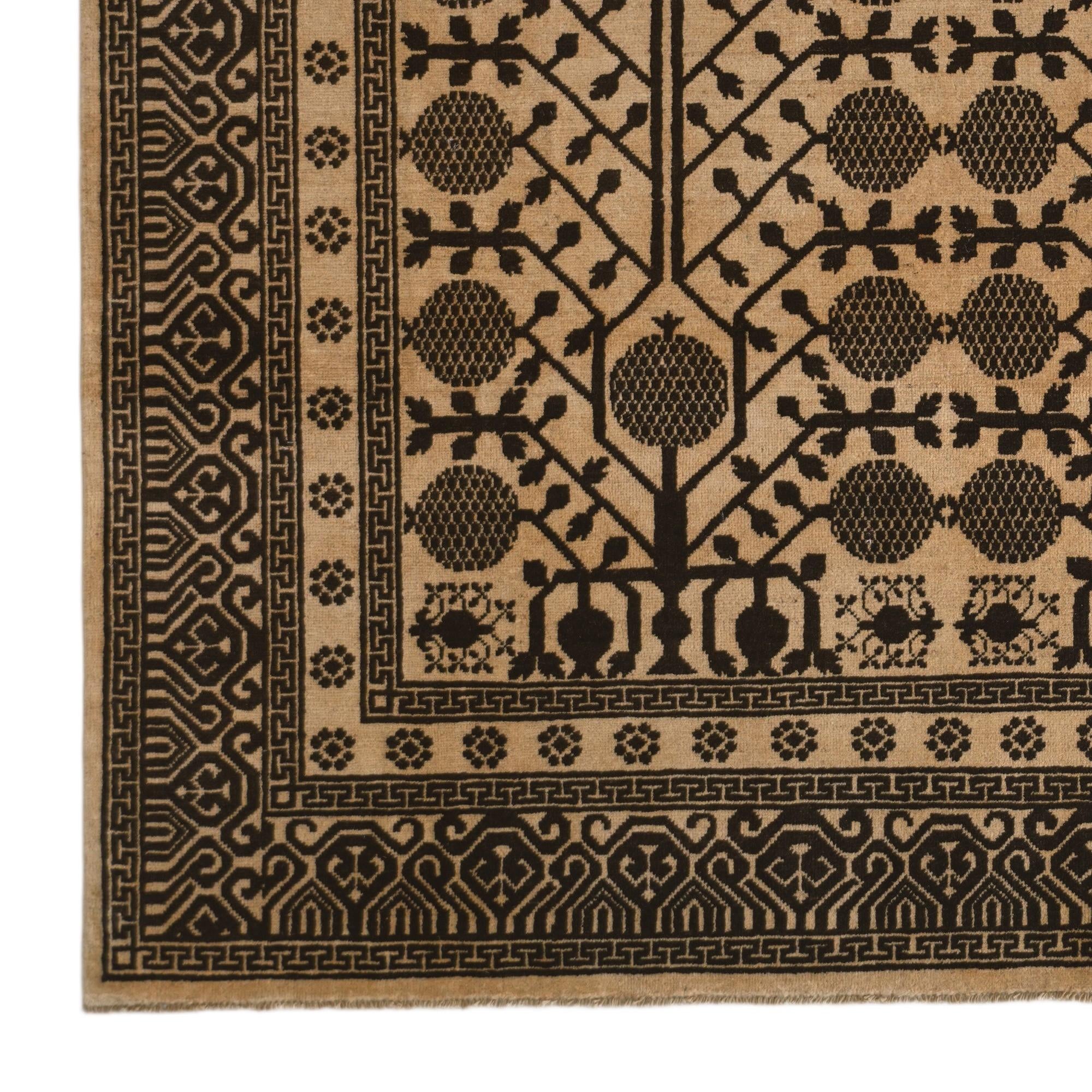 6' 9 x 9' 9 Hand Knotted Ziegler Modern Rug