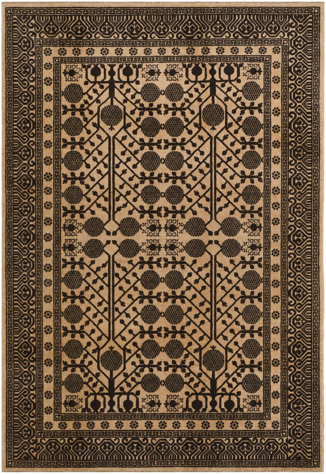 6' 9 x 9' 9 Hand Knotted Ziegler Modern Rug