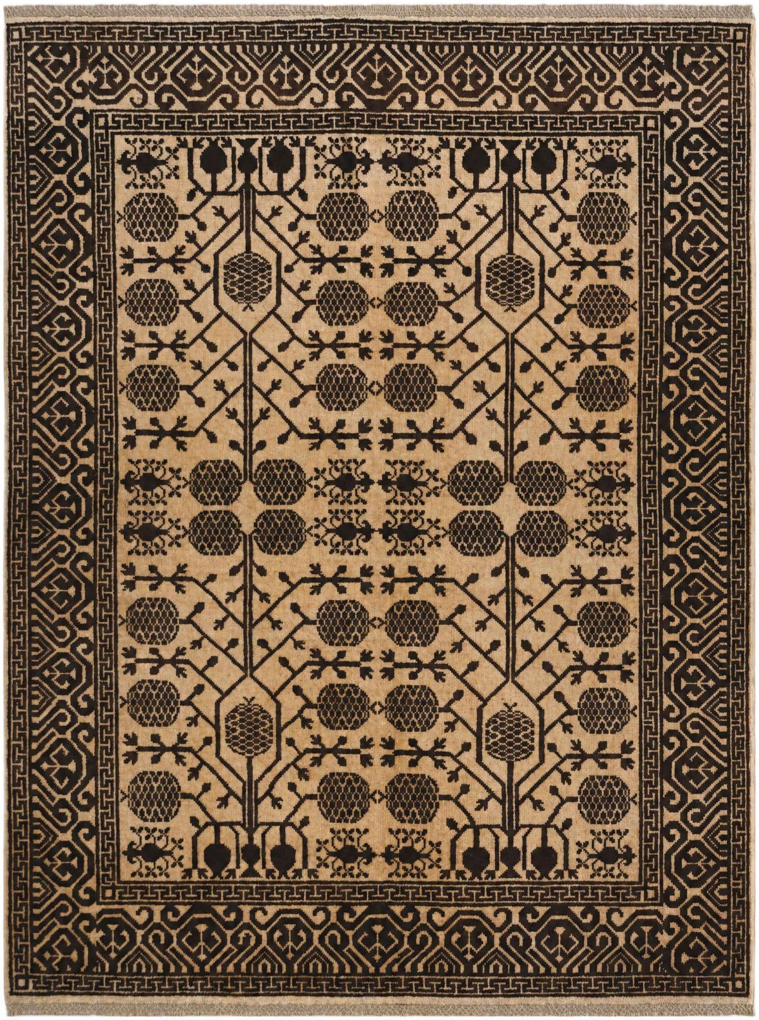 5' x 6' 6 Hand Knotted Ziegler Modern Rug