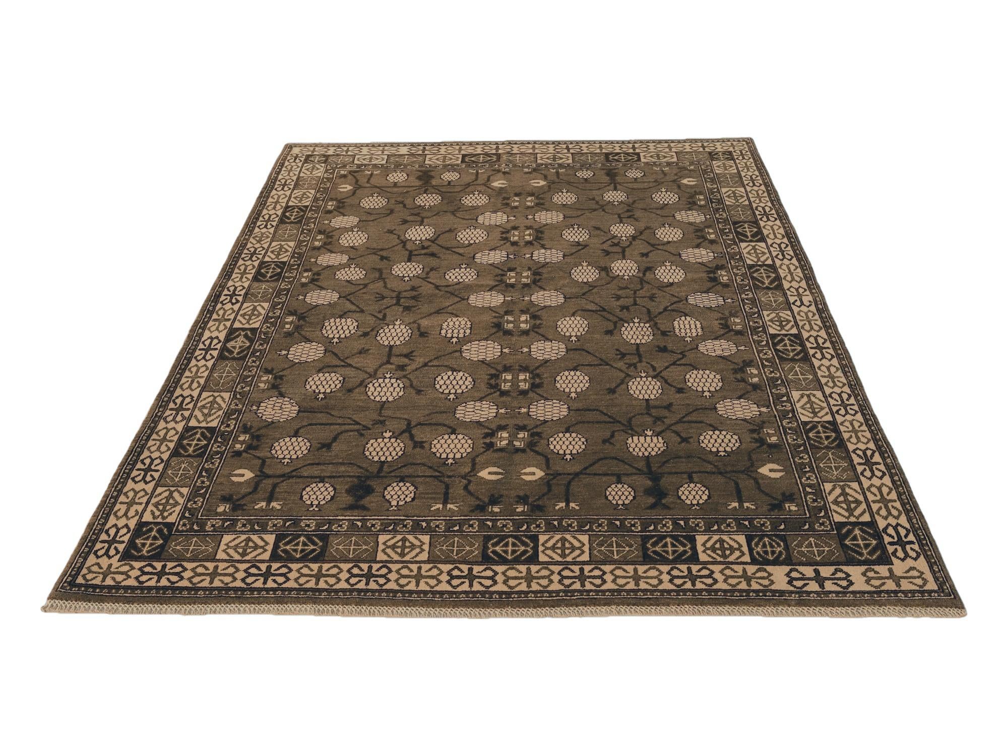 5' 10 x 7' 11 Hand Knotted Ziegler Modern Rug