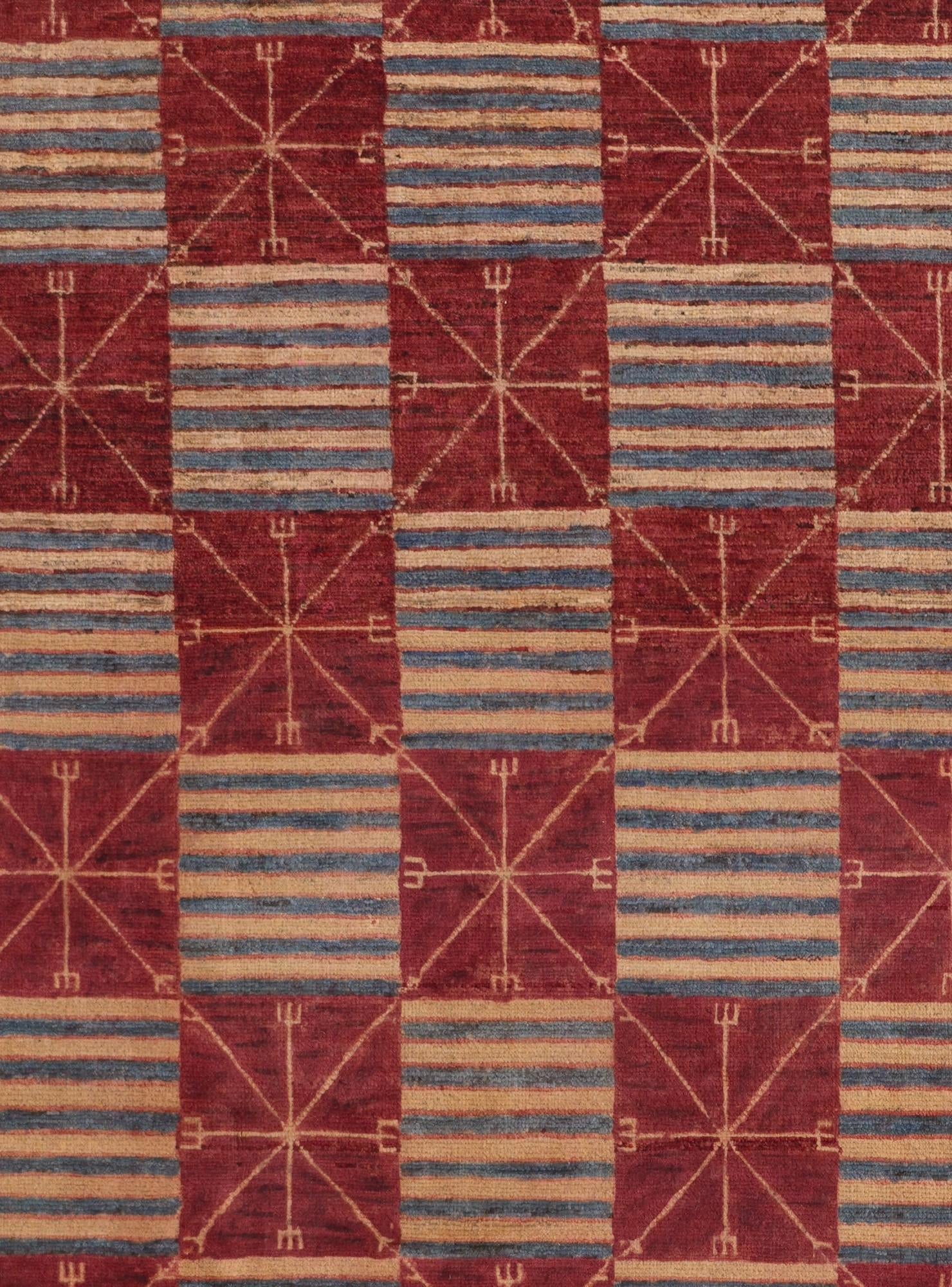 6' 7 x 9' 4 Hand Knotted Ziegler Modern Rug