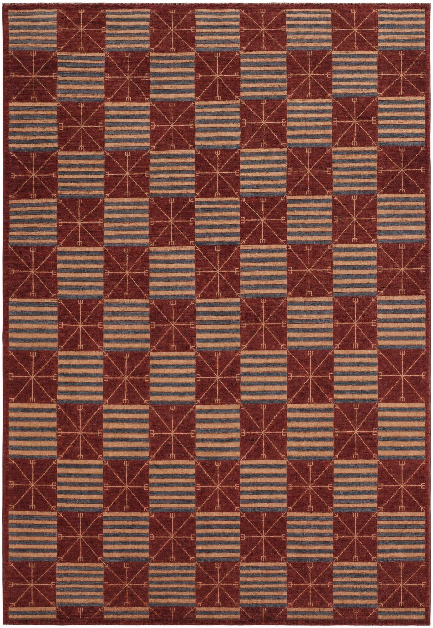 6' 7 x 9' 4 Hand Knotted Ziegler Modern Rug