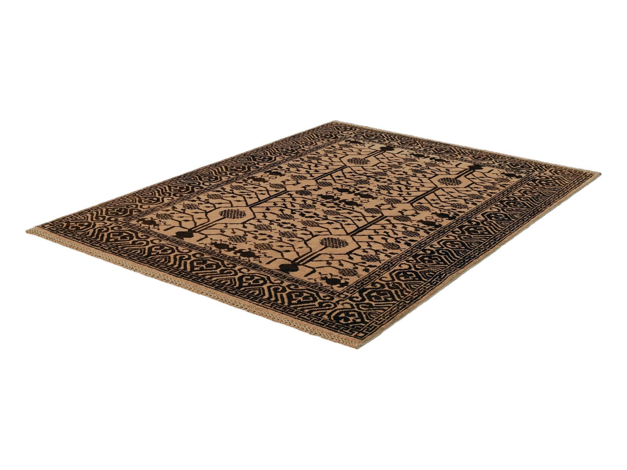 4' 3 x 5' 9 Hand Knotted Ziegler Modern Rug